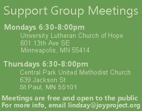Free Eating Disorder Support Group Meetings in St Paul and Minneapolis